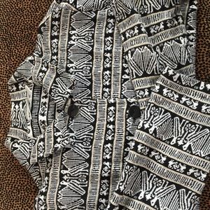 Fun ethnic print jacket!